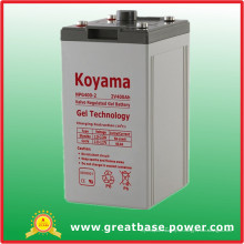 400ah 2V Gel Batterie Hybrid Batterie für Telekommunikationsgeräte